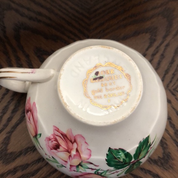 22kt gold border tea set - Picture 4 of 4